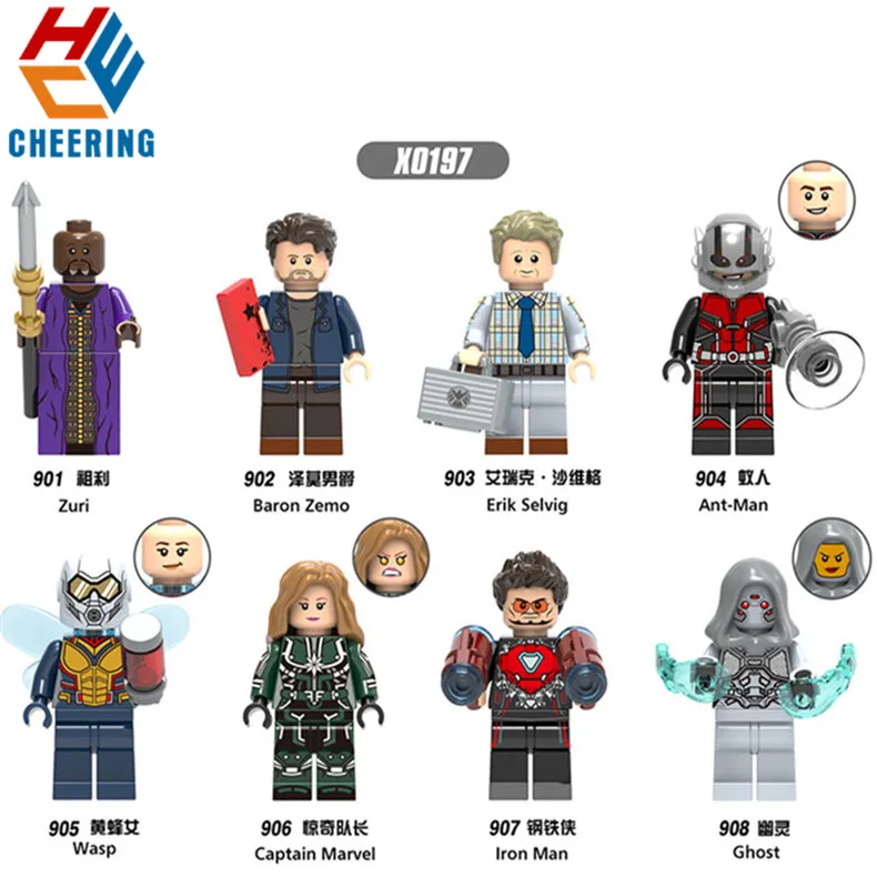 Single Sale Building Blocks Ant Man Zuri Baron Zemo Erik Selving Wasp Captain Pretty Figures Bricks Gift Toys for Children X0197
Single Sale Building Blocks Ant Man Zuri Baron Zemo Erik Selving Wasp Captain Pretty Figures Bricks Gift Toys for Children X0197