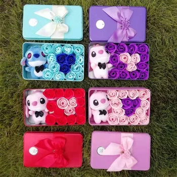 Hand made high quality cute stitch plush toys stuffed animals gift box creative Valentine's and birthday for girls
Hand made high quality cute stitch plush toys stuffed animals gift box creative Valentine's and birthday for girls