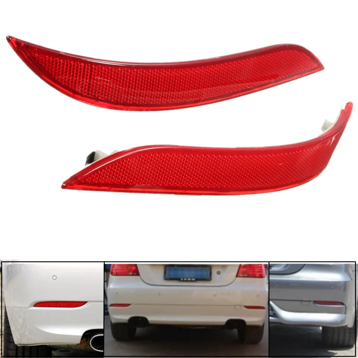 1 pair Red Rear Left & Right Bumper Reflector Tail Lights Bars Brake Parking Warning Bumper Lamb For BMW 5 Series E60 2003-2007
1 pair Red Rear Left & Right Bumper Reflector Tail Lights Bars Brake Parking Warning Bumper Lamb For BMW 5 Series E60 2003-2007