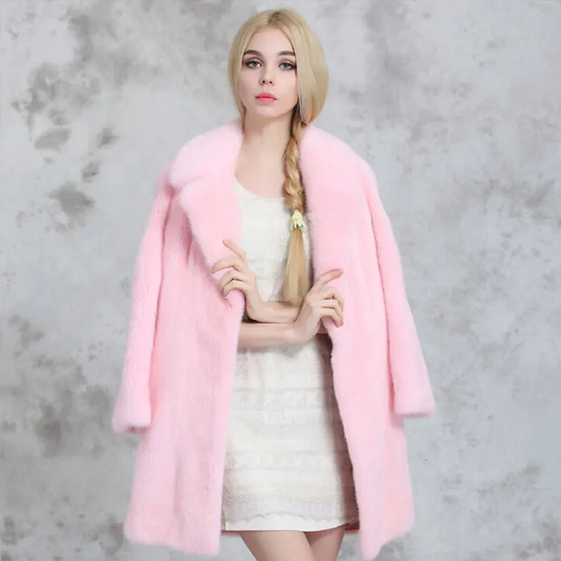 2018 Korean new winter women's faux fur coat , Suit collar pink long high-grade mink coats ladies fashion warm clothes
2018 Korean new winter women's faux fur coat , Suit collar pink long high-grade mink coats ladies fashion warm clothes