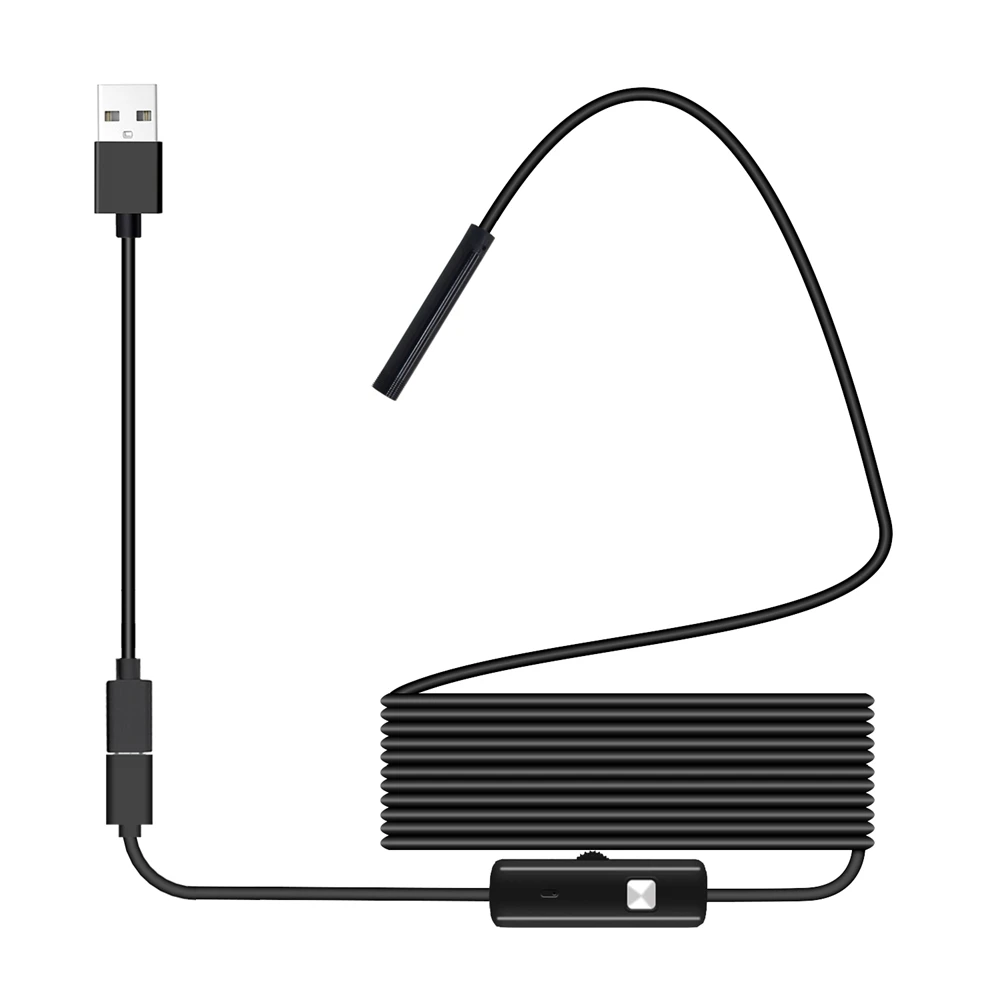5.5mm&8.0mm Endoscope Camera Flexible IP67 Waterproof Inspection Borescope Camera for Android PC Notebook 6LEDs Adjustable
5.5mm&8.0mm Endoscope Camera Flexible IP67 Waterproof Inspection Borescope Camera for Android PC Notebook 6LEDs Adjustable