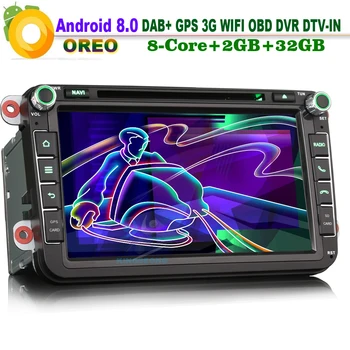 DAB+ Car CD player FOR SKODA Octavia Combi Yeti Superb 8" Android 8.0 Autoradio Radio GPS WiFi 3G GPS Bluetooth RDS DVD DVR DTV
DAB+ Car CD player FOR SKODA Octavia Combi Yeti Superb 8" Android 8.0 Autoradio Radio GPS WiFi 3G GPS Bluetooth RDS DVD DVR DTV