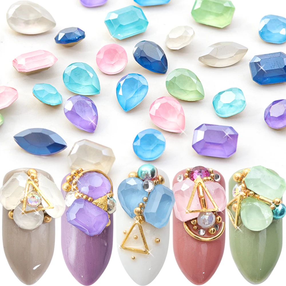 20pcs Mix Nail Crystal Rhinestone 3D Gem Octagon Flower Square Water Drop Diamond for Nails Jewelry Decoration Accessories JIM01
20pcs Mix Nail Crystal Rhinestone 3D Gem Octagon Flower Square Water Drop Diamond for Nails Jewelry Decoration Accessories JIM01