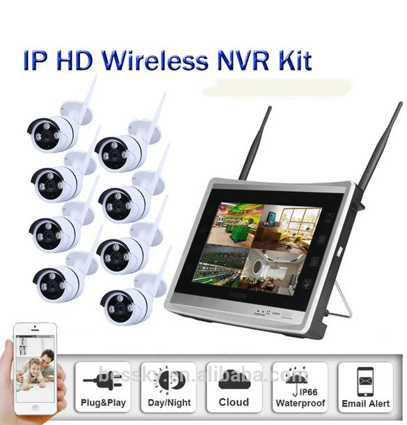 8CH NVR WIFI CCTV Security Camera System 8PCS 1080P HD Outdoor Wireless CCTV Kit Video Surveillance System P2P ONVIF
8CH NVR WIFI CCTV Security Camera System 8PCS 1080P HD Outdoor Wireless CCTV Kit Video Surveillance System P2P ONVIF