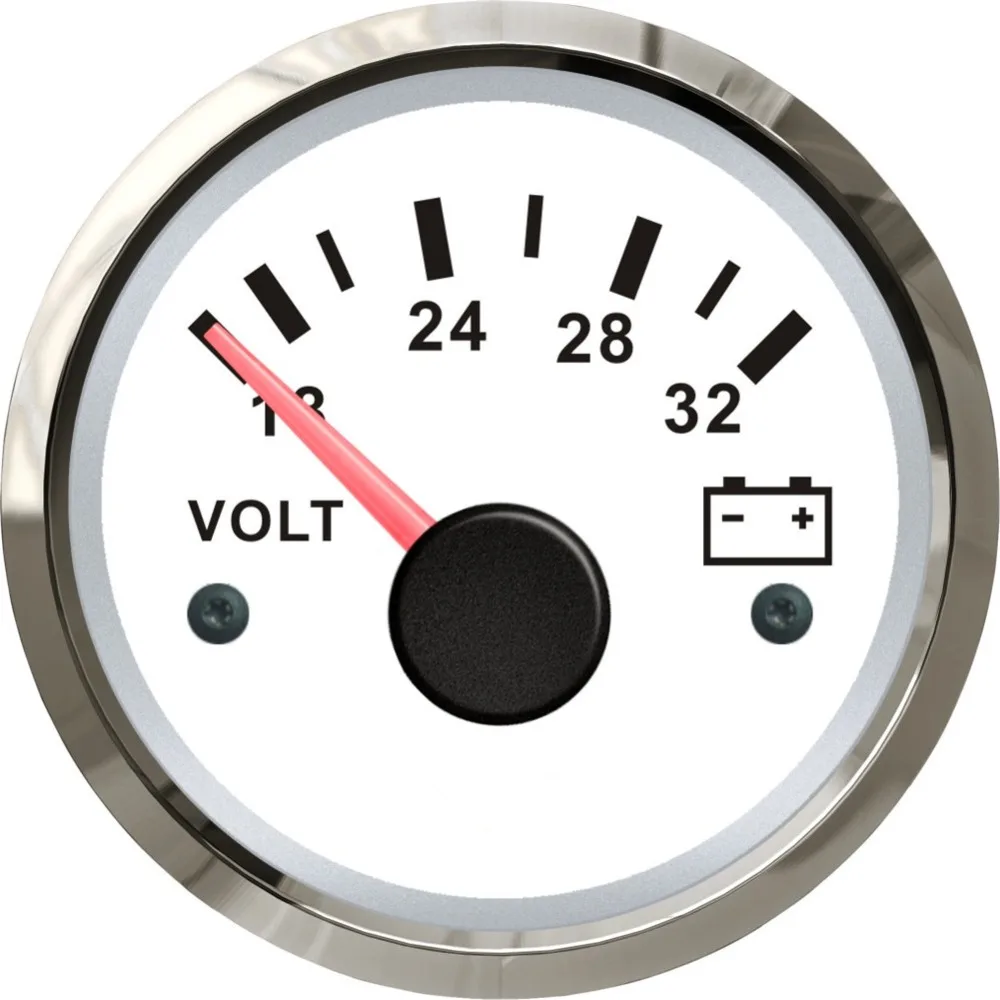 1pc Tuning Instrument Voltmeters 52mm Volt Meters 18-32v Voltage Meters Volt Gauges for Auto Motor Homes Truck
1pc Tuning Instrument Voltmeters 52mm Volt Meters 18-32v Voltage Meters Volt Gauges for Auto Motor Homes Truck