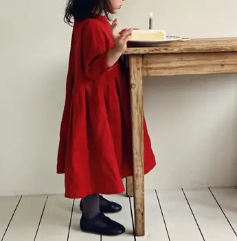 Baby Girls Korean Japanese Style Dress Red Color Kids Children Ruffles Dresses New Fashion Simple Leisure Clothes
Baby Girls Korean Japanese Style Dress Red Color Kids Children Ruffles Dresses New Fashion Simple Leisure Clothes