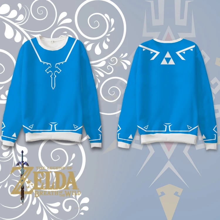 The Legend of Zelda Breath of the Wild Link Long Sleeve Shirt Pullover Hoodie Hooded Sweatshirt Halloween Cosplay Costume Unisex
The Legend of Zelda Breath of the Wild Link Long Sleeve Shirt Pullover Hoodie Hooded Sweatshirt Halloween Cosplay Costume Unisex