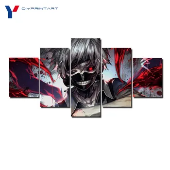 Tokyo Ghoul Bloody Ken Kaneki 5 Pieces Art Print House Decor Canvas Painting for Living Room Decoration A0213
Tokyo Ghoul Bloody Ken Kaneki 5 Pieces Art Print House Decor Canvas Painting for Living Room Decoration A0213