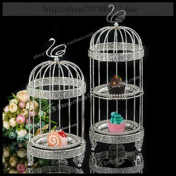 1 PCS European single-layer double-layer bird cage snack cake cup cake plate wedding dessert table
1 PCS European single-layer double-layer bird cage snack cake cup cake plate wedding dessert table