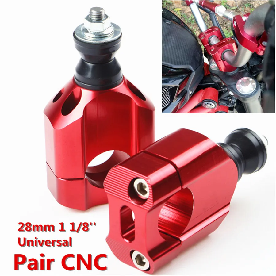 Fuleem 2PCS Universal CNC Motorcycle HandleBar Mounts Clamp Riser Aluminium 1/8" 28mm
Fuleem 2PCS Universal CNC Motorcycle HandleBar Mounts Clamp Riser Aluminium 1/8" 28mm