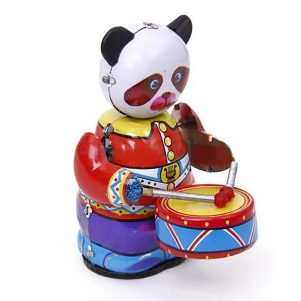 Trendy Popular New Cute Vintage Collectible Gift Retro Style Wind Up Panda Model Clockwork Drummer Tin Toys for Children/Adults
Trendy Popular New Cute Vintage Collectible Gift Retro Style Wind Up Panda Model Clockwork Drummer Tin Toys for Children/Adults