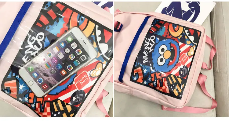 Cute Women Backpacks PVC Jelly Pocket Candy Color Student Schoolbags Fashion Teenage Girls Bags for School Backpack Mochilas New_38