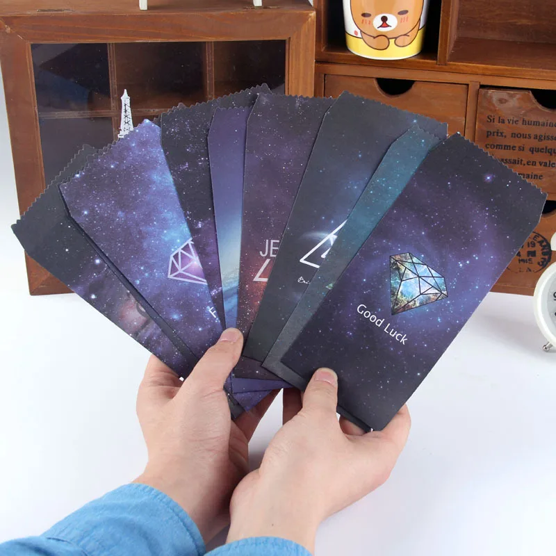 5pcs/lot Korean Style Paper Envelope Romantic Starry Style Dark Blue Stars Envelopes For Card Scrapbooking Cool Gift 03220
5pcs/lot Korean Style Paper Envelope Romantic Starry Style Dark Blue Stars Envelopes For Card Scrapbooking Cool Gift 03220