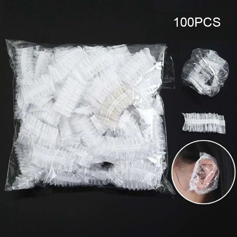High Quality 100 Pcs Transparent Earcap Hair Dye Disposable Shampoo Waterproof Plastic Earmuffs Ear Protection Tool Dropshipping
High Quality 100 Pcs Transparent Earcap Hair Dye Disposable Shampoo Waterproof Plastic Earmuffs Ear Protection Tool Dropshipping