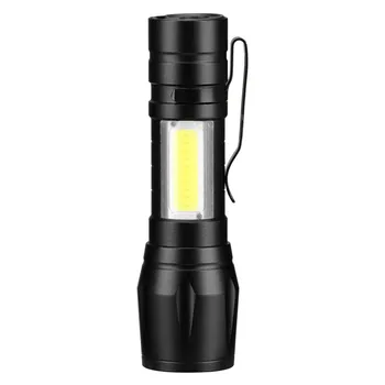 Mini 3 Modes Flashlight Zoomable XPE Q5 COB LED Pocket Clip 14500/AA Torch Light Home outdoor travel lighting flashlight #3J25
Mini 3 Modes Flashlight Zoomable XPE Q5 COB LED Pocket Clip 14500/AA Torch Light Home outdoor travel lighting flashlight #3J25