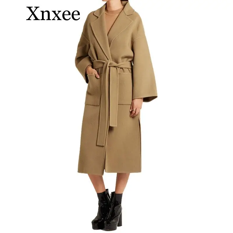Xnxee Chic Long Trench Women 2019 Fall Winter Women Simple Classic belt Female Robe Outerwear
Xnxee Chic Long Trench Women 2019 Fall Winter Women Simple Classic belt Female Robe Outerwear