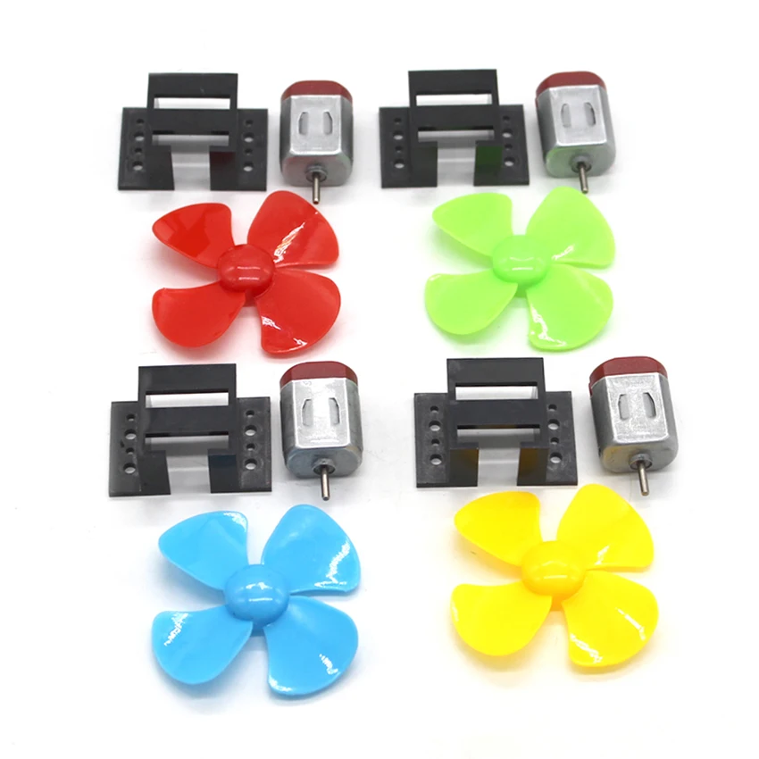 130 Motor With Propeller and Base Material Accessories Student DIY Wind Power Boat Fan Model Toy Motors Develop Kids' Ability
130 Motor With Propeller and Base Material Accessories Student DIY Wind Power Boat Fan Model Toy Motors Develop Kids' Ability