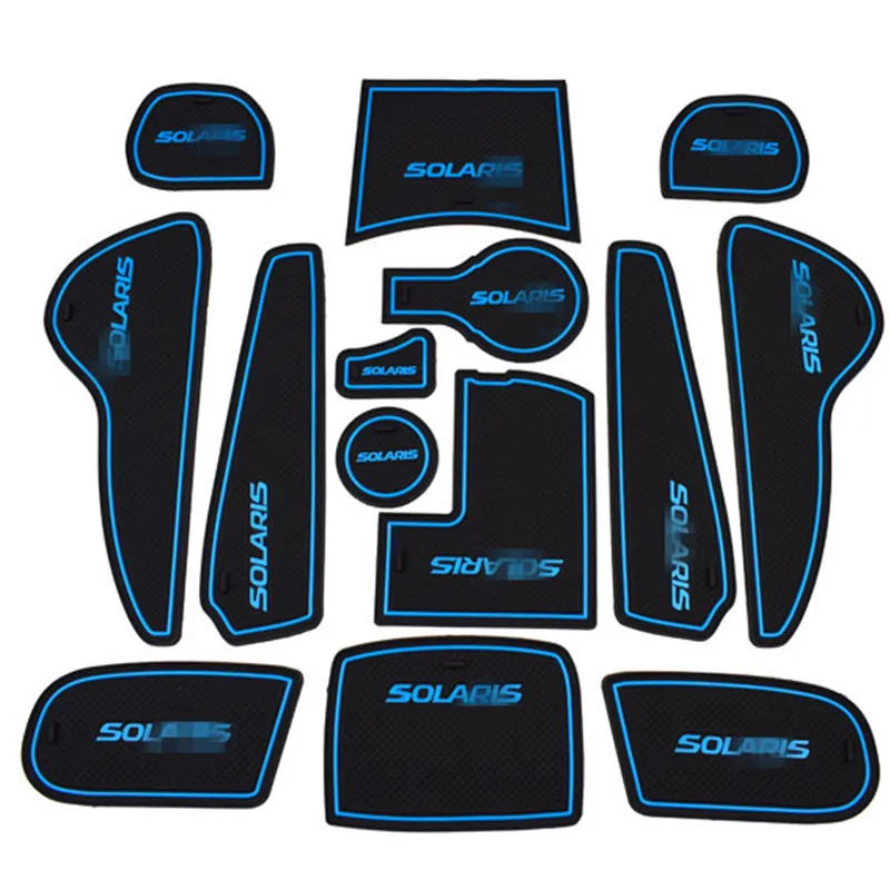11pcs/Set Non-Slip Interior Door Pad Cup Mat for Solaris Car Cup Mat Pad for Hyundai Solaris 2015 Gate Slot Pad
11pcs/Set Non-Slip Interior Door Pad Cup Mat for Solaris Car Cup Mat Pad for Hyundai Solaris 2015 Gate Slot Pad