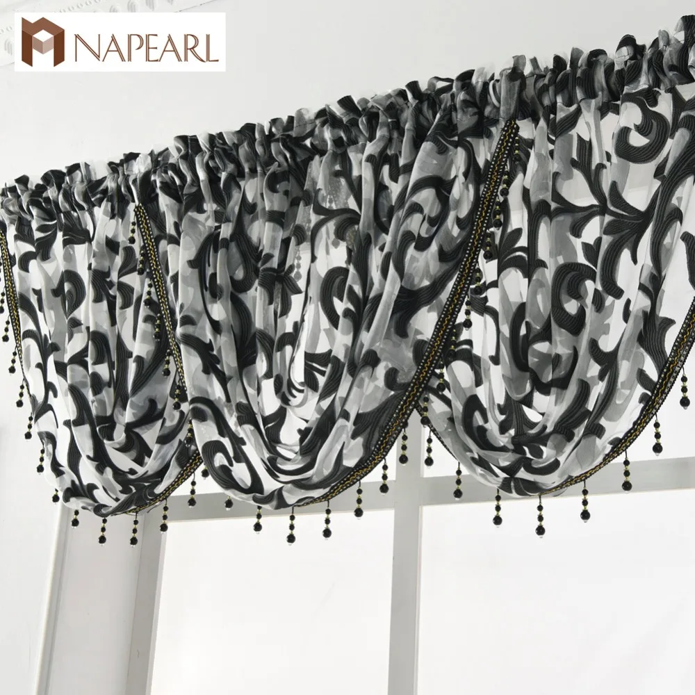 NAPEARL Beaded Waterfall Valance European luxury curtain valance sheer fabrics window decoration treatment transparent jacquard
NAPEARL Beaded Waterfall Valance European luxury curtain valance sheer fabrics window decoration treatment transparent jacquard