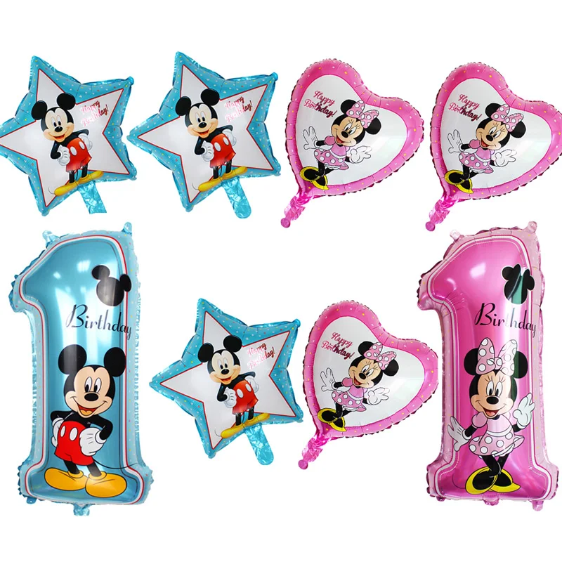 1 pcs mickey minnie mouse number 1 foil balloons lot helium latex globos baby shower birthday party decor supplies kids toys
1 pcs mickey minnie mouse number 1 foil balloons lot helium latex globos baby shower birthday party decor supplies kids toys