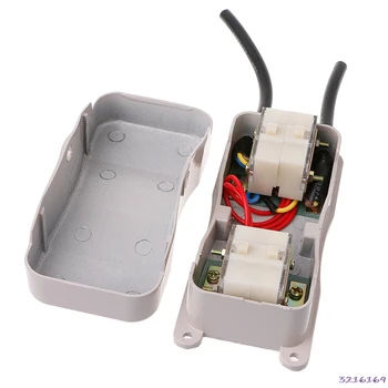 AC 250V Foot Switch Pedal Power Controller Reversing Switch with Double Head Line
AC 250V Foot Switch Pedal Power Controller Reversing Switch with Double Head Line