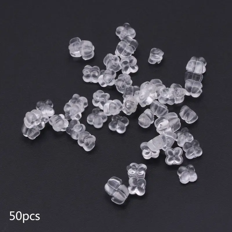 50 Pcs/Set Ear Plugs Earrings Back Plug Silicone Transparent Ear Stud Elastic Universal Soft Stopper Anti Allergy Jewelry Access
50 Pcs/Set Ear Plugs Earrings Back Plug Silicone Transparent Ear Stud Elastic Universal Soft Stopper Anti Allergy Jewelry Access
