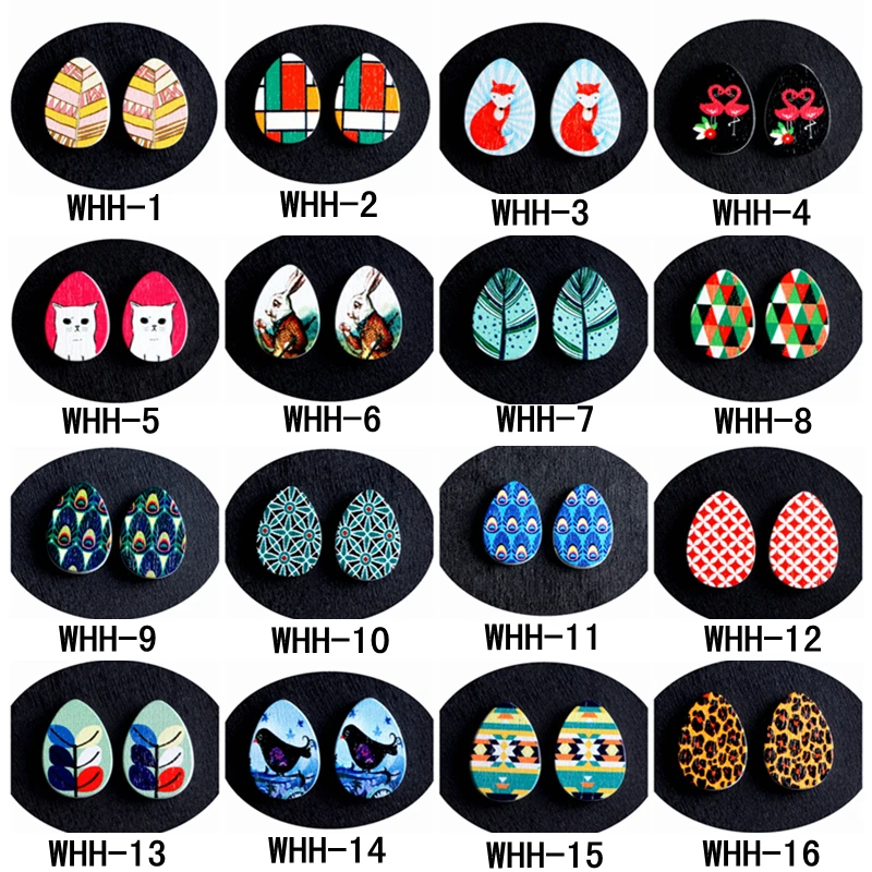 20PCS 13x18mm Tear Drop Shape image Painted Wood Laser Cut Cabochon to DIY Rings Earrings, Brooch, Necklace pendant(WHH-1-16)
20PCS 13x18mm Tear Drop Shape image Painted Wood Laser Cut Cabochon to DIY Rings Earrings, Brooch, Necklace pendant(WHH-1-16)