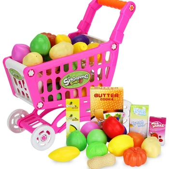 Children Trolley Fruit Vegetable Play Kitchen Toys Kids Pretend Play Educational Groceries Toys For Kid - Random Delivery
Children Trolley Fruit Vegetable Play Kitchen Toys Kids Pretend Play Educational Groceries Toys For Kid - Random Delivery