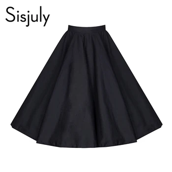 Sisjuly women skirt summer plain ball gown party female skirts a line casual high waist concise sexy skirts retro short 2019
Sisjuly women skirt summer plain ball gown party female skirts a line casual high waist concise sexy skirts retro short 2019