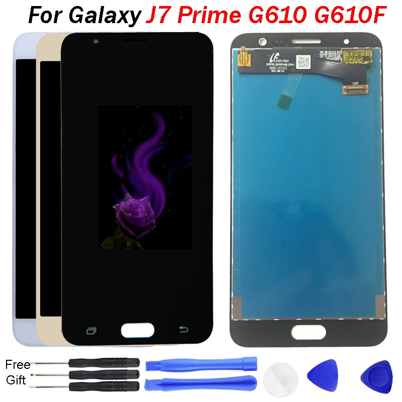 For SAMSUNG GALAXY J7 Prime LCD Display G610 G610F G610M Touch Screen Digitizer Replacement For 5.5" SAMSUNG J7 Prime Display
For SAMSUNG GALAXY J7 Prime LCD Display G610 G610F G610M Touch Screen Digitizer Replacement For 5.5" SAMSUNG J7 Prime Display