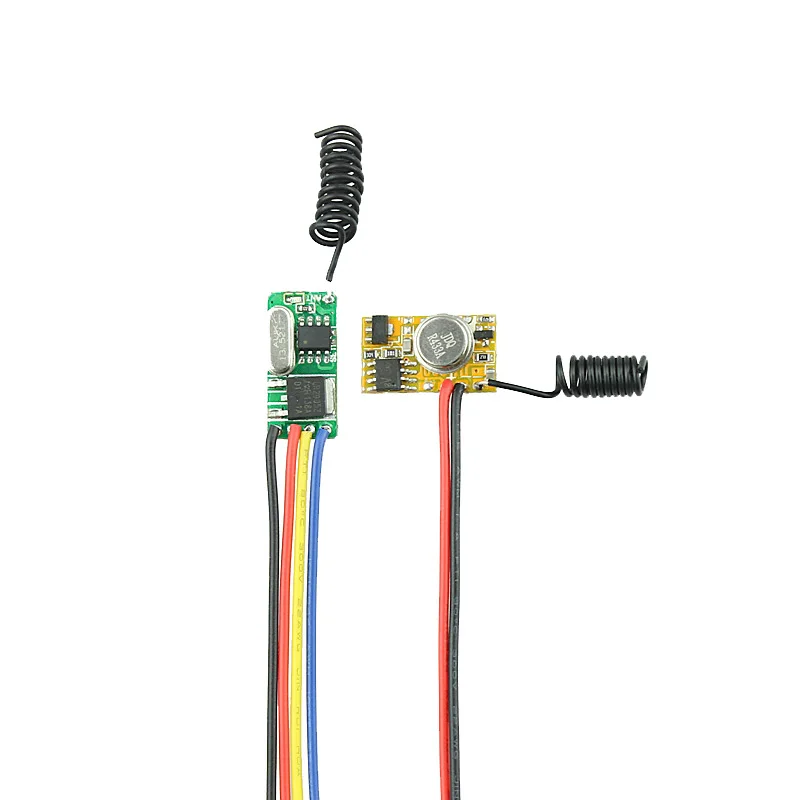 315/433MHZ Mini Remote Control Switch Micro Receiver Transmitter Module DC3V-12V Remote DC3.5v-12v Receiver3.7V 4.5V 5V 6V 9V
315/433MHZ Mini Remote Control Switch Micro Receiver Transmitter Module DC3V-12V Remote DC3.5v-12v Receiver3.7V 4.5V 5V 6V 9V