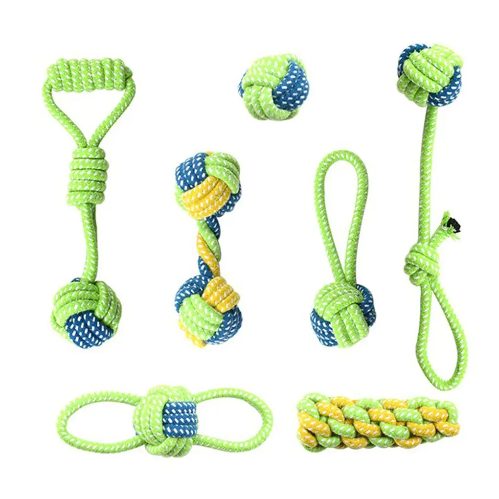 lot Dog Toys Pet Puppy Teeth Clean Outdoor Traning Fun Playing Green Rope Ball Toy for Large Small Dog Cat
lot Dog Toys Pet Puppy Teeth Clean Outdoor Traning Fun Playing Green Rope Ball Toy for Large Small Dog Cat