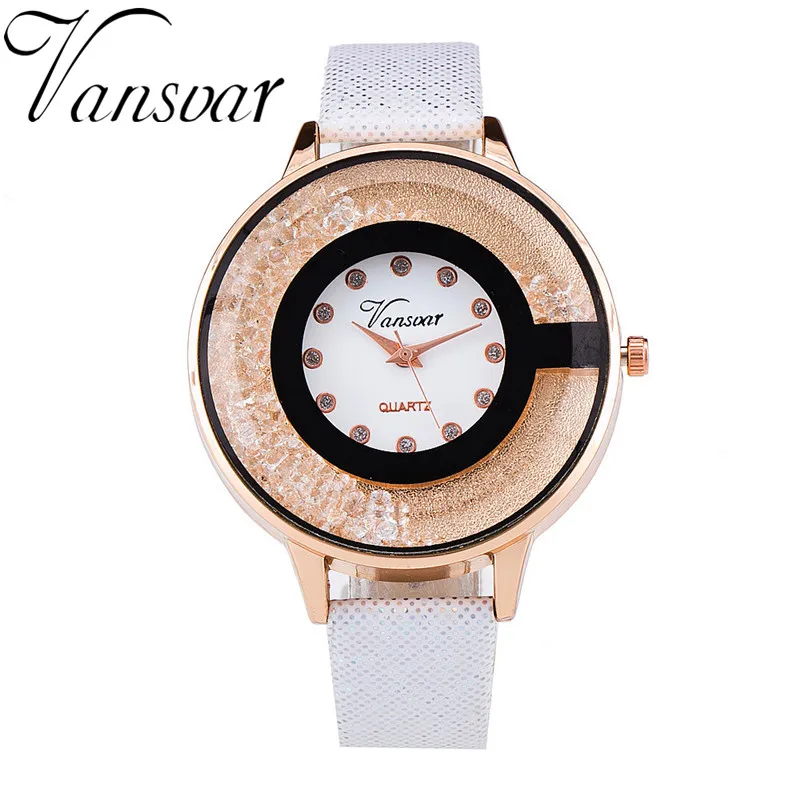Vansvar Brand Fashion Ladies Crystal Diamond Rhinestone Watches Women Beauty Dress Quartz Wristwatch Clock Relogio Feminino V15
Vansvar Brand Fashion Ladies Crystal Diamond Rhinestone Watches Women Beauty Dress Quartz Wristwatch Clock Relogio Feminino V15
