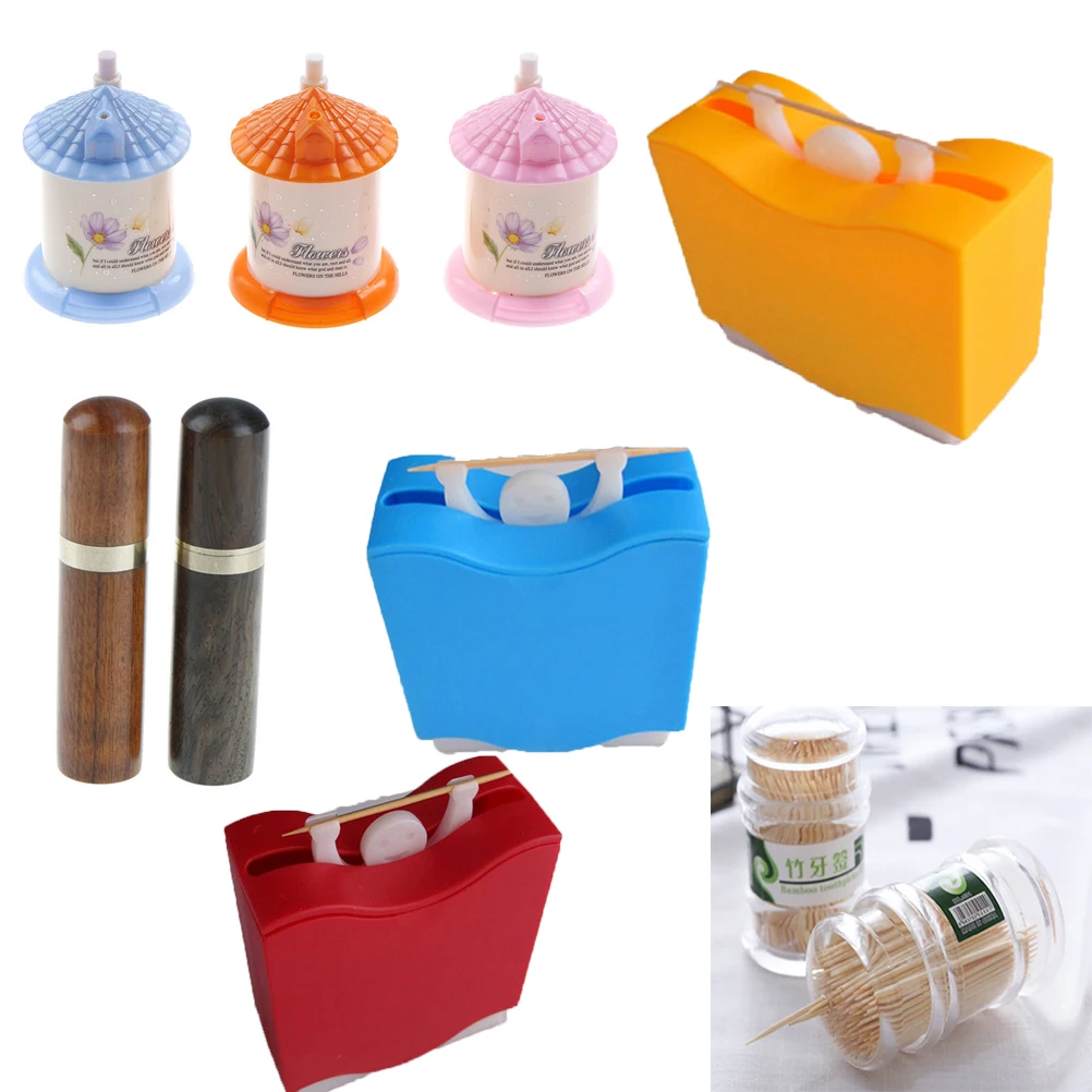 1pc Hot Sale Creative Automatic Toothpick Holder Pocket Small Toothpick Box Toothpick Storage Box Toothpick Dispenser
1pc Hot Sale Creative Automatic Toothpick Holder Pocket Small Toothpick Box Toothpick Storage Box Toothpick Dispenser