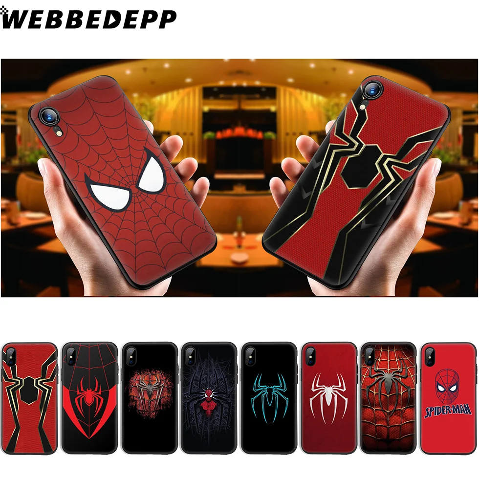 WEBBEDEPP Mavel Spiderman Logo Soft Silicone Case for iPhone 11 Pro Xr Xs Max X or 10 8 7 6 6S Plus 5 5S SE Case 8 Plus
WEBBEDEPP Mavel Spiderman Logo Soft Silicone Case for iPhone 11 Pro Xr Xs Max X or 10 8 7 6 6S Plus 5 5S SE Case 8 Plus