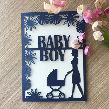 50pcs/lot Chic Pearl Paper Baby Boy Theme Baby Shower Invitations Gender Reveal Event Party Supplies Blessing Gift Card
50pcs/lot Chic Pearl Paper Baby Boy Theme Baby Shower Invitations Gender Reveal Event Party Supplies Blessing Gift Card