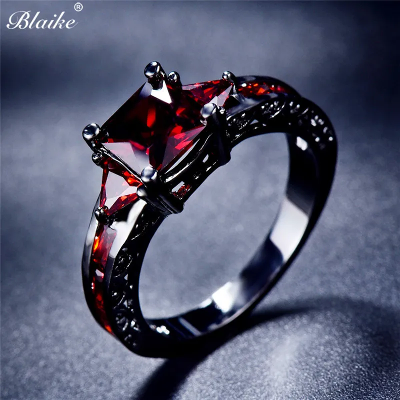 Blaike Unique Big Square White/Black/Red/Green/Champagne Zircon Rings For Women Hollow Black Gold Filled Engagement Jewelry Gift
Blaike Unique Big Square White/Black/Red/Green/Champagne Zircon Rings For Women Hollow Black Gold Filled Engagement Jewelry Gift