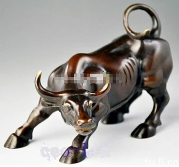 Copper Brass CHINESE crafts decor ation Asian Asian Big Wall Street copper Fierce Bull/OX Statue,Home decoration 8inch high
Copper Brass CHINESE crafts decor ation Asian Asian Big Wall Street copper Fierce Bull/OX Statue,Home decoration 8inch high