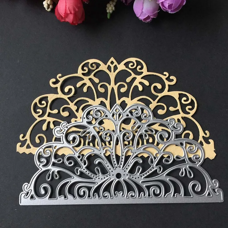 DIY Scrapbooking Lace Border Background Metal Cutting Dies Craft Die Cut Embossing Stamps New 2018 Stencil Template
DIY Scrapbooking Lace Border Background Metal Cutting Dies Craft Die Cut Embossing Stamps New 2018 Stencil Template