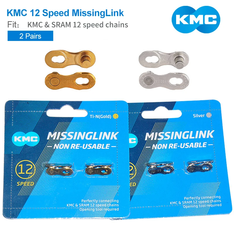 2 Pairs 12 Speed Bicycle Chains Magic Buckle Mountain Road Bike Missing Link Chains Fit KMC & SRAM 12 Speed Chains Gold Silver
2 Pairs 12 Speed Bicycle Chains Magic Buckle Mountain Road Bike Missing Link Chains Fit KMC & SRAM 12 Speed Chains Gold Silver