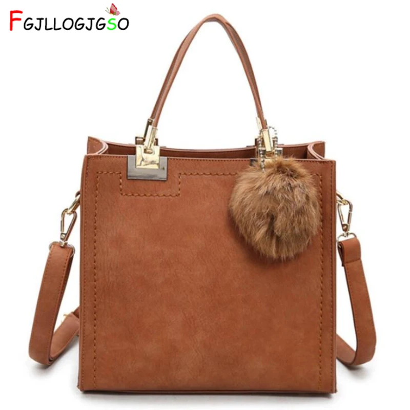FGJLLOGJGSO handbag women shoulder bag luxury handbags women bags designer Scrub leather messenger bag Hairball women bag bolsos
FGJLLOGJGSO handbag women shoulder bag luxury handbags women bags designer Scrub leather messenger bag Hairball women bag bolsos