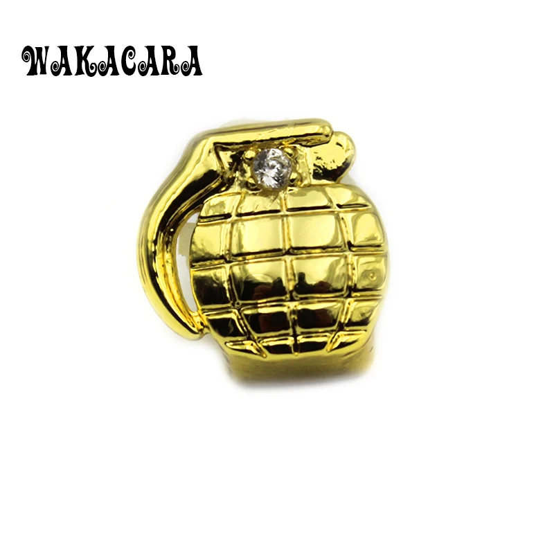 WAKACARA Hand bomb Gold Tone Grills Top Tooth Grill Single Teeth Army Bomb Grills Hip Hop Single Tooth Grills Cap
WAKACARA Hand bomb Gold Tone Grills Top Tooth Grill Single Teeth Army Bomb Grills Hip Hop Single Tooth Grills Cap