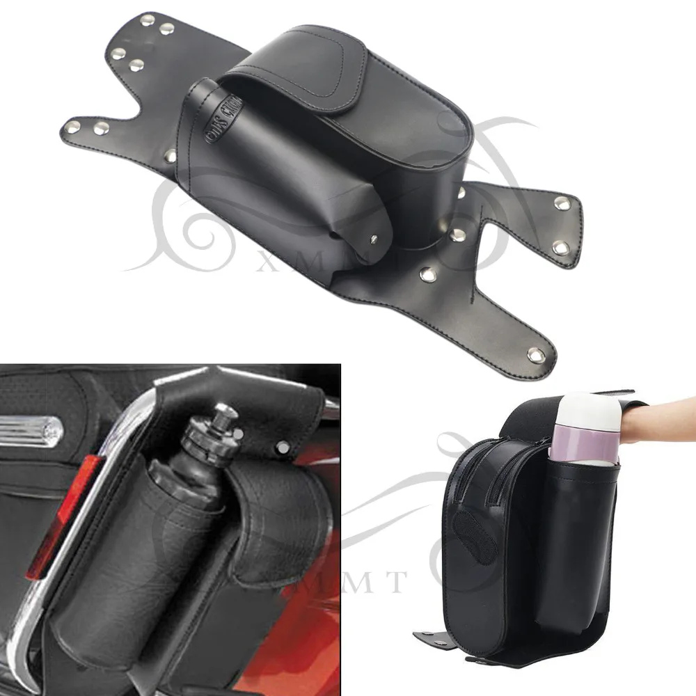 Motorcycle Black Right Side Saddlebag Guard Bag With Water Bottle Holder For Harley Touring Electra Street Glide FLHT FLHR 83-17
Motorcycle Black Right Side Saddlebag Guard Bag With Water Bottle Holder For Harley Touring Electra Street Glide FLHT FLHR 83-17