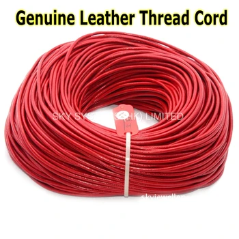 1.5mm Red Genuine Cowhide Thread Round Leather Cord Fit For Charm Bracelets Necklace Jewelry Making,110Yard/Lot,Free Shipping
1.5mm Red Genuine Cowhide Thread Round Leather Cord Fit For Charm Bracelets Necklace Jewelry Making,110Yard/Lot,Free Shipping