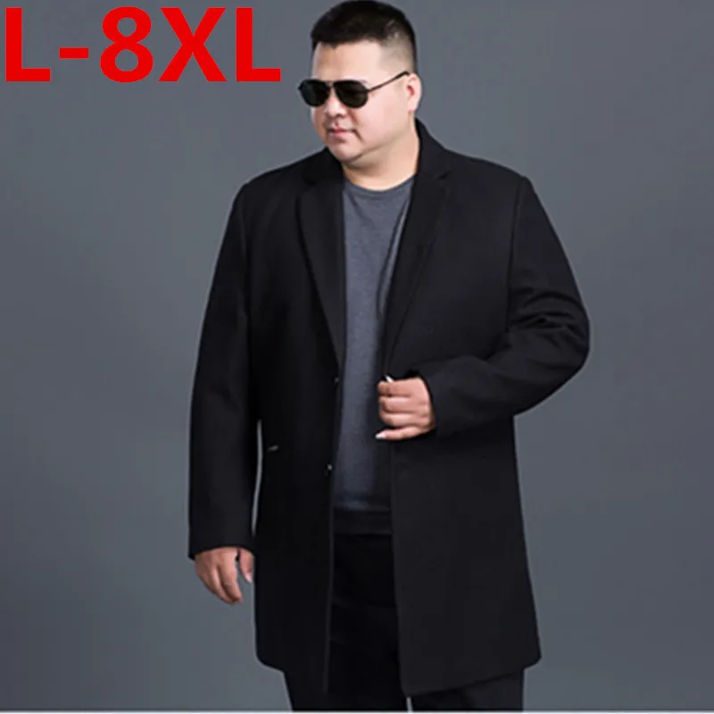2017 new 8XL 7XL Men's Wool Coats & Jackets Winter Cashmere Jacket Man Long Section Single Breasted Overcoat Casual Woolen Coat
2017 new 8XL 7XL Men's Wool Coats & Jackets Winter Cashmere Jacket Man Long Section Single Breasted Overcoat Casual Woolen Coat