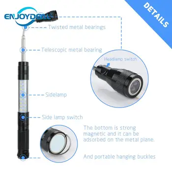 Portable Extendable Flexible LED Flashlight Pickup Light Torch Magnetic LED Work light Picker magnet
Portable Extendable Flexible LED Flashlight Pickup Light Torch Magnetic LED Work light Picker magnet