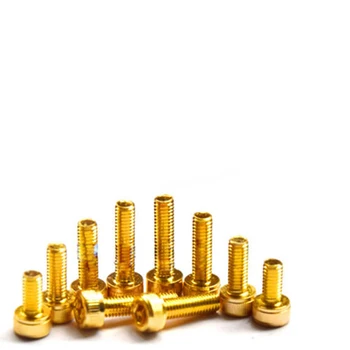 M4 Cup head Hex Socket Screws Allen Cylindrical Bolts Titanium Plating Screw Length 6mm-30mm
M4 Cup head Hex Socket Screws Allen Cylindrical Bolts Titanium Plating Screw Length 6mm-30mm