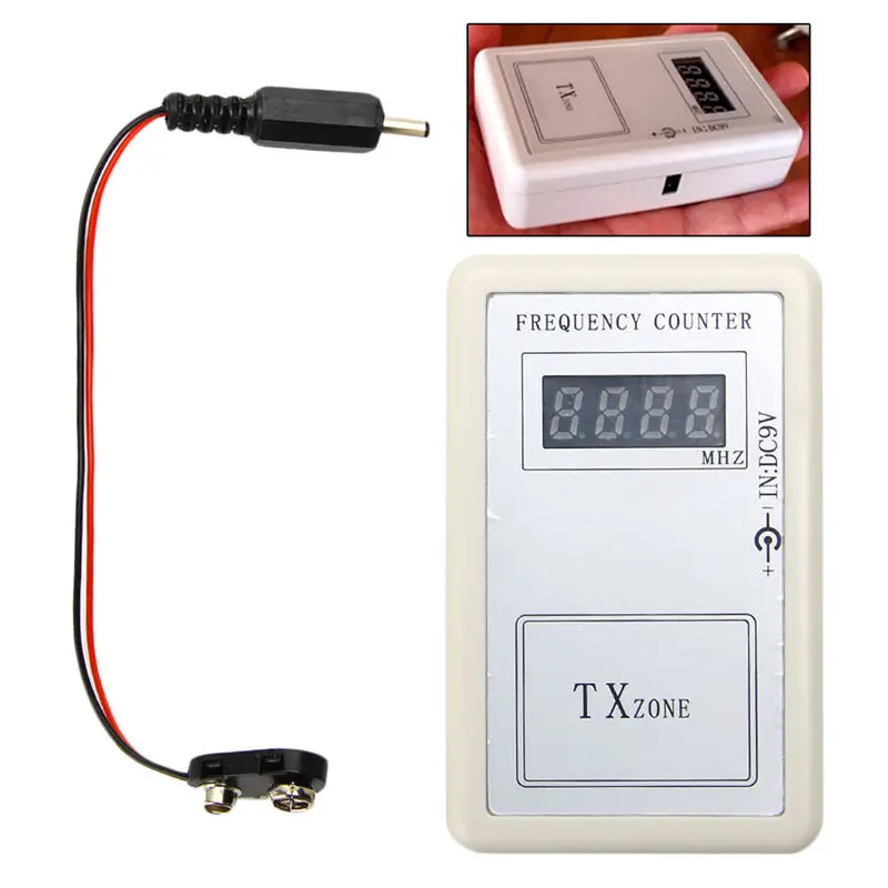 Free delivery Digital Frequency Meter Counter Handheld Wireless Remote Control 250-450 MHZ Tester Tools
Free delivery Digital Frequency Meter Counter Handheld Wireless Remote Control 250-450 MHZ Tester Tools