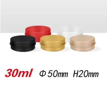 500 pcs/lot 30ML Empty Refillable Aluminum Jars Black Gold Red Silver Metal Tin 30g/1oz Cosmetic Containers Crafts Packaging
500 pcs/lot 30ML Empty Refillable Aluminum Jars Black Gold Red Silver Metal Tin 30g/1oz Cosmetic Containers Crafts Packaging