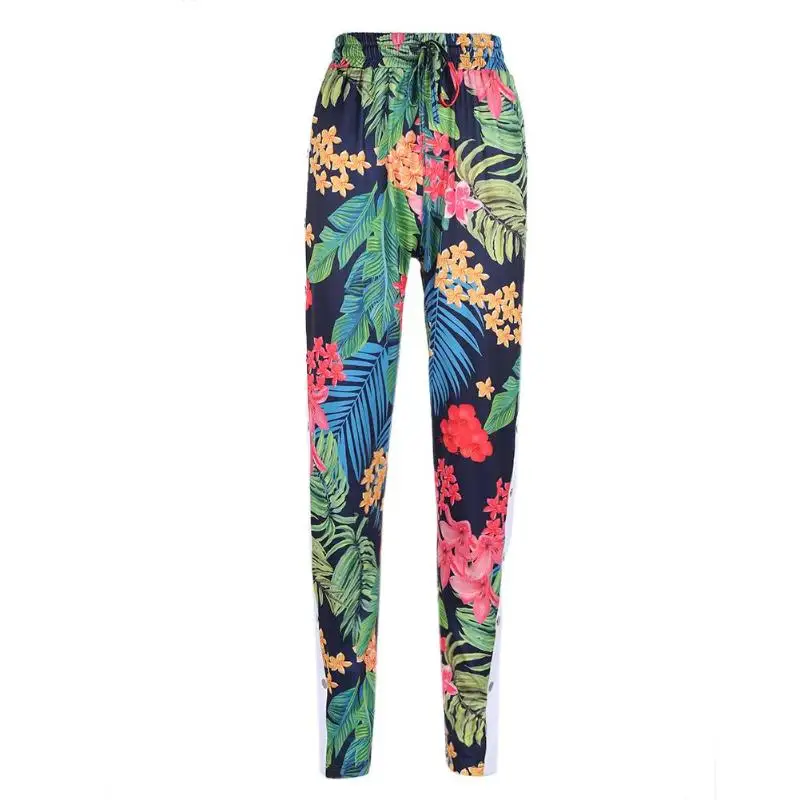 2018 Autumn European Women Flower Printed Pants Fashion Side Split High Waist Wide Leg Pants Stylish Novelty Female Long Trouser
2018 Autumn European Women Flower Printed Pants Fashion Side Split High Waist Wide Leg Pants Stylish Novelty Female Long Trouser
